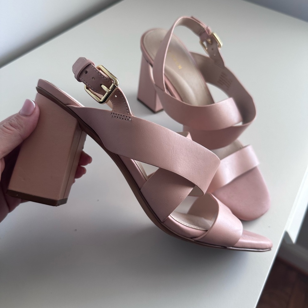 Cole Haan Pink Strappy Heels